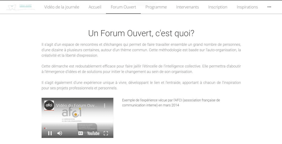 null Forum Ouvert Strikingly